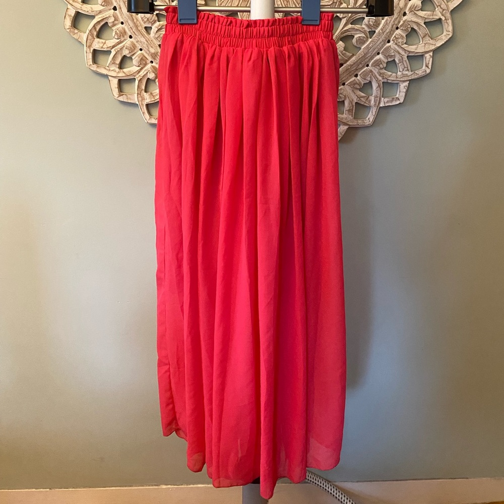 Hot pink beach skirt